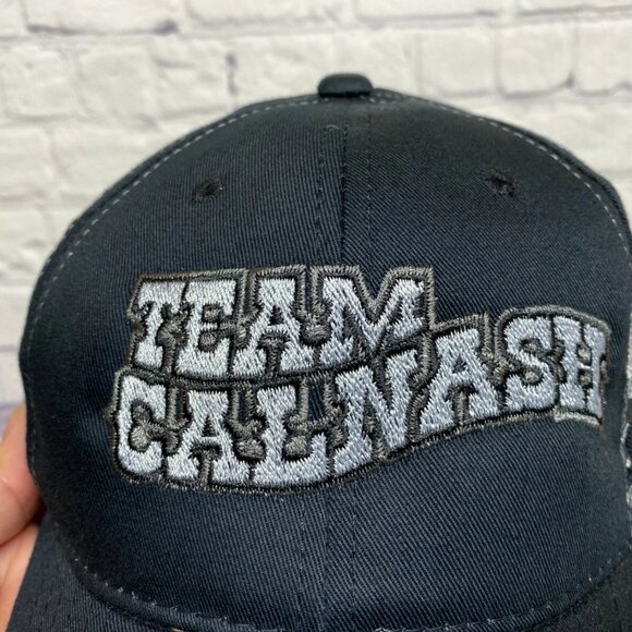 Hat Cap Strap Back Black Team CALNASH Ponoka Stampede 2012 Cap Embroidered Horse - Picture 5 of 8